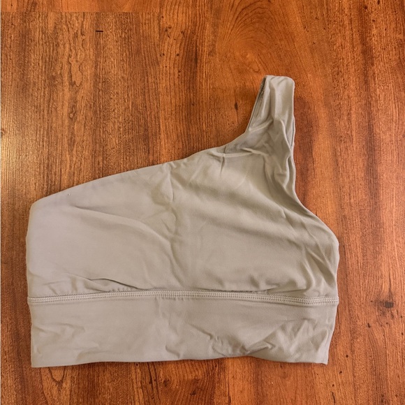 Lululemon Align Asymmetrical One Shoulder Sports Bra Riverstone 6 - Picture 3 of 5